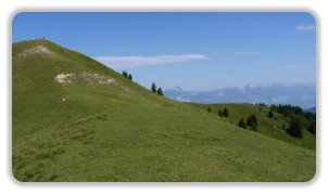 l'Aiguille au-dessus du Recoin de Chamrousse