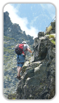 via ferrata des lacs Robert