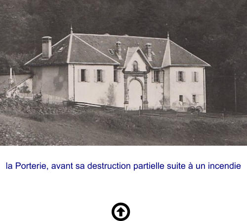 la Porterie, avant sa destruction partielle suite à un incendie