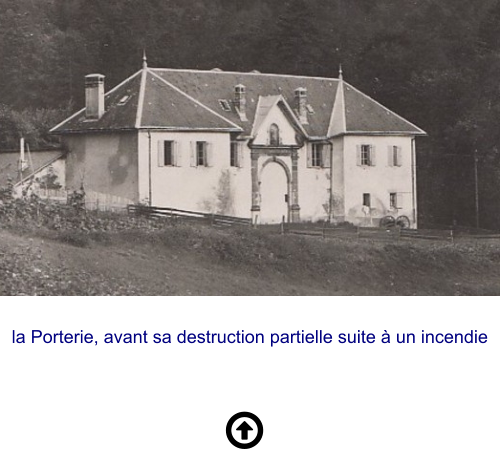 la Porterie, avant sa destruction partielle suite à un incendie