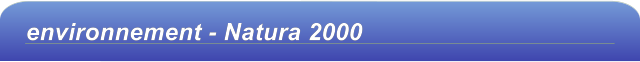 environnement - Natura 2000