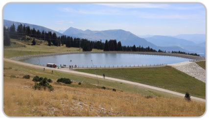 lac réservoir de la Lauze