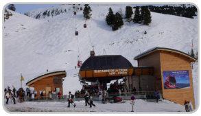 gare de départ de la télécabine