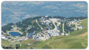 vue générale de Chamrousse 1650 le Recoin