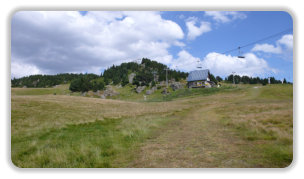 prairies et chalet Malamute