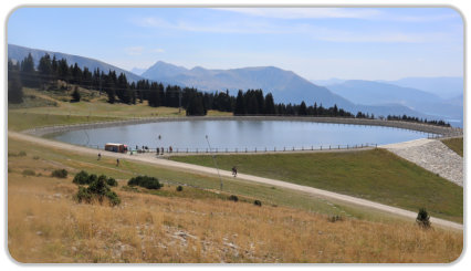 lac réservoir de la Lauze