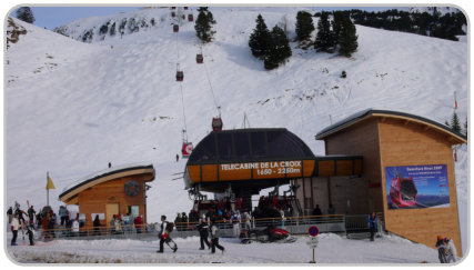 gare de départ de la télécabine