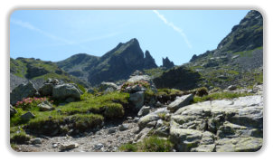 sur la montée aux Van