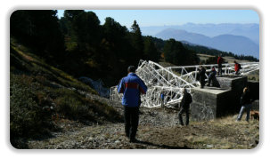 destruction d'un pylone du téléphérique de Chamrousse (6)