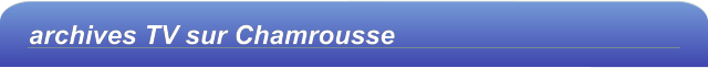 archives TV sur Chamrousse