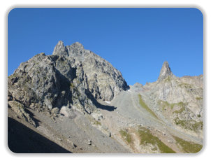 le Grand Pic de Belledonne et le Pic Lamartine