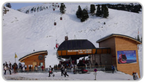gare de départ de la télécabine