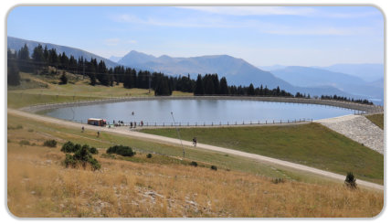 lac réservoir de la Lauze