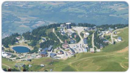 vue générale de Chamrousse 1650 le Recoin